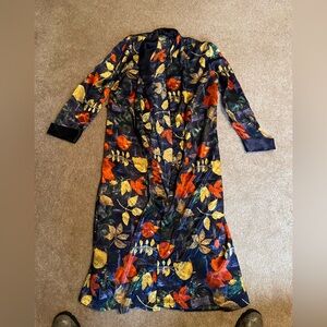 Vintage Kathryn Floral Patterned Women's Robe